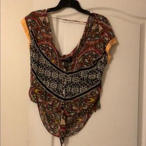 Multicolored Bebe top